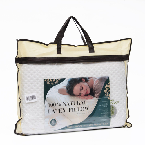 Подушка ортопедическая для сна из 100% натурального латекса 60*40 10/13