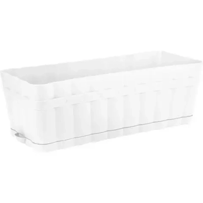 Ящик д/цветов Изюминка 6л прямоугольный (белый) (комплект 24 шт)