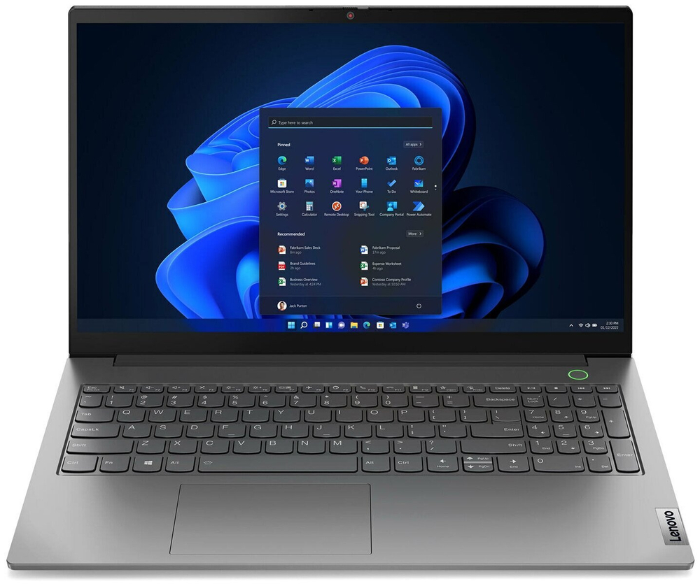 Ноутбук Lenovo ThinkBook 15 G4 IAP, 15.6&quot; (1920x1080) IPS/Intel Core i5-1235U/8ГБ DDR4/256ГБ SSD/Iris Xe Graphics/Windows 11 Pro, серый [21DJ00D2PB]