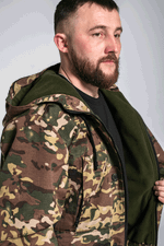 Костюм демисезонный на флисе камуфляжный «ОСЕНЬ-1» (Горка) Мультикам