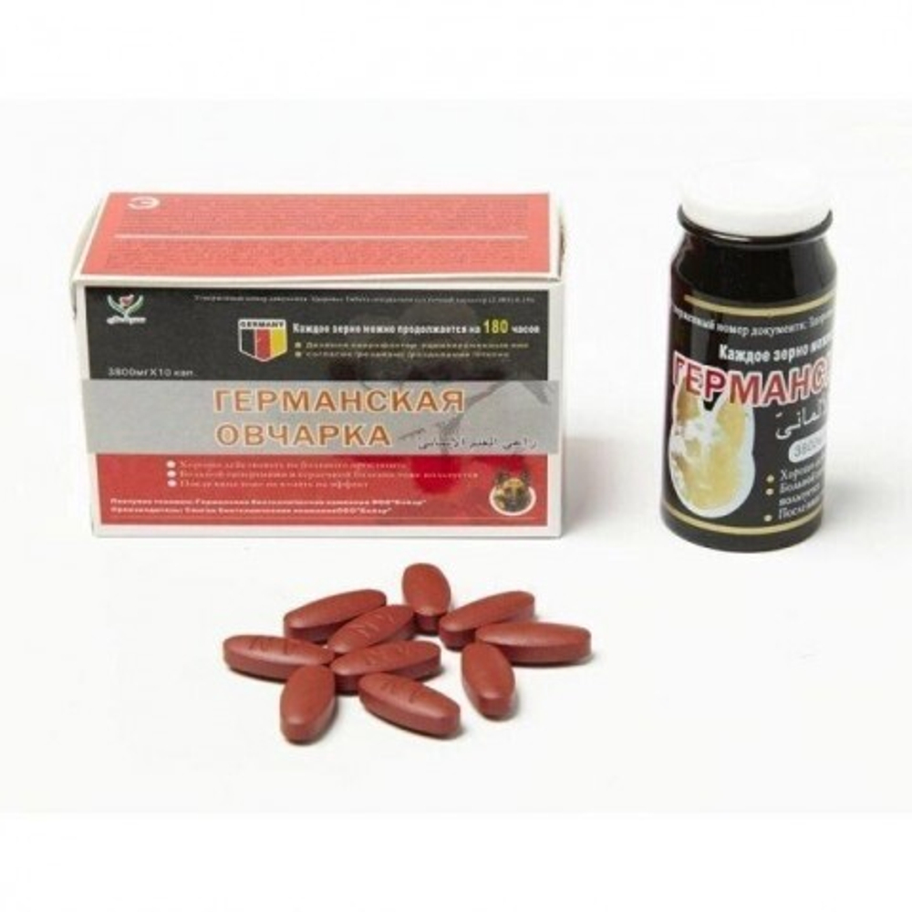 Мужской возбудитель - Германская овчарка 380 mg. (10 кап.)