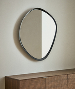 Зеркало Tebel черное металлическое 67,5 x 74,5 см