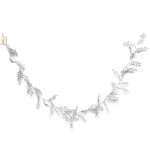 Украшение новогоднее «Сияющий росток» 1,80 м, Серебро