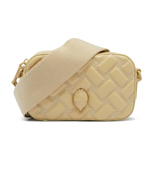 Кожаная сумка-мессенджер KENSINGTON Kurt Geiger - экрю(8894942109)