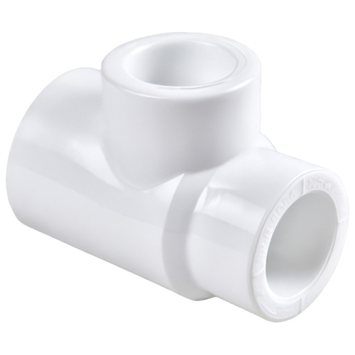 Тройник переходной полипропиленовый PPRC 40х25х40 РВК, белый