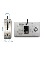 Домофон ST-MР300/7 серия Земля БЕЛЫЙ (TS/SD/WF/IPC/1080P/IP/110 /IC) КОМПЛЕКТ