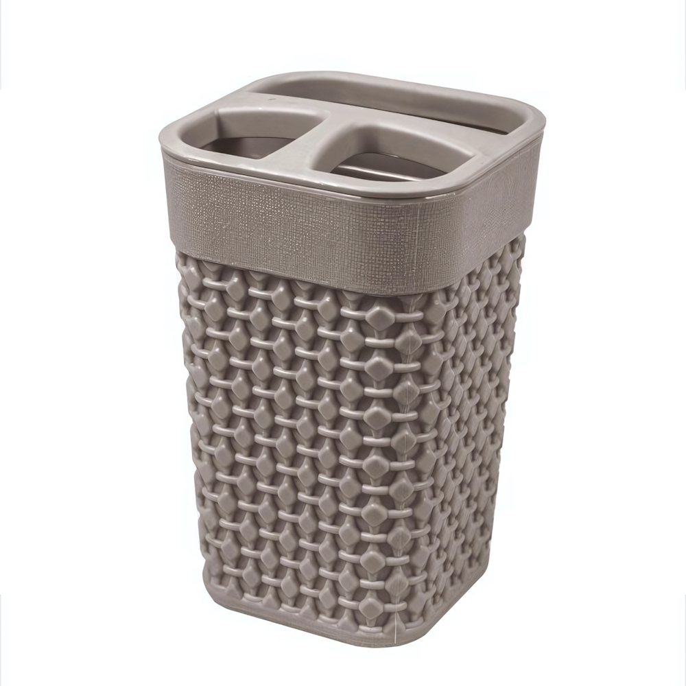 Подставка для зубных щеток OSLO шоколадный мокко