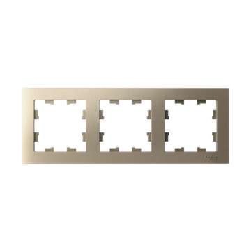 Рамка 3-м AtlasDesign универс. шампань SE ATN000503