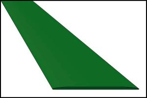 Износостойкая ПВХ лента для разметки пола Color Tape 1000 мкр. CT10025GR 100мм.х20м. Зеленая.