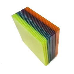 Цветные пластины из акрила для творчества 150х150х3 мм, 4 цвета, 4 шт.