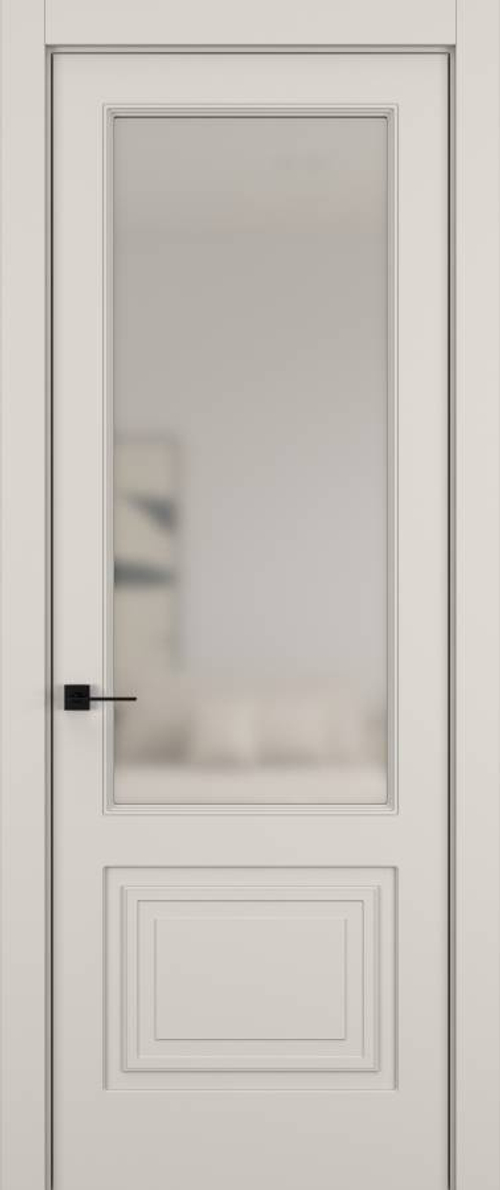 Дверь 02V ELEGANT Матовый Серый песок