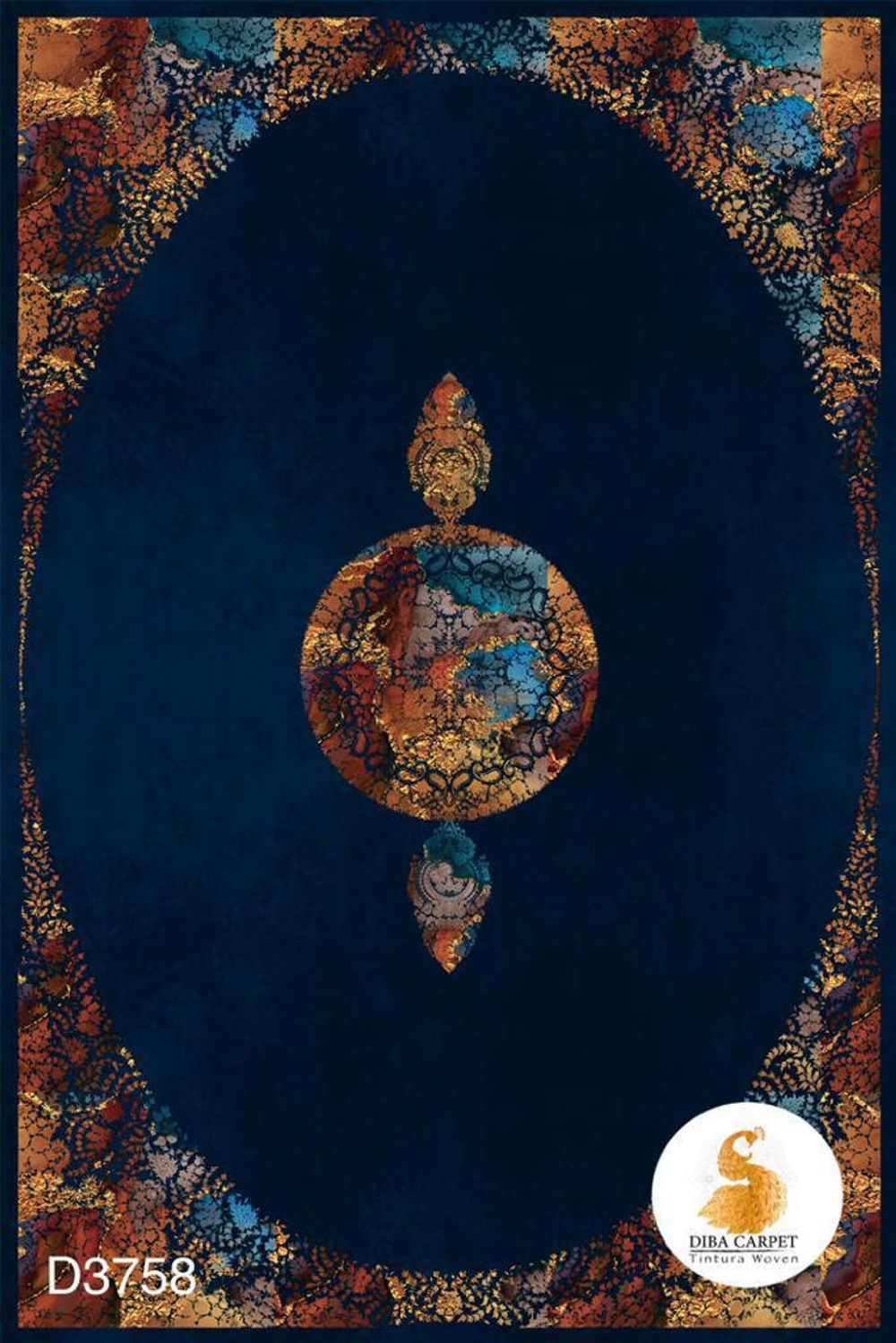 Персидский Ковер Код D3758