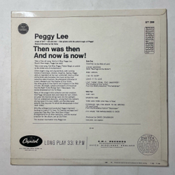 Винтажная виниловая пластинка LP Peggy Lee Then Was Then And Now Is Now (UK 1965)
