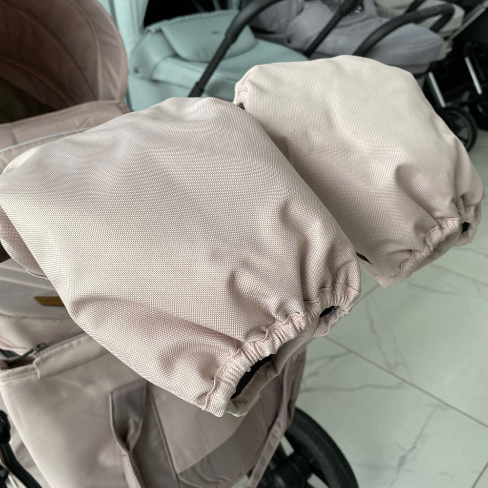 Детская коляска 3в1 LUXMOM 555-W коричневый текстиль