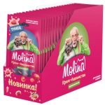 Функциональное крем-лакомство MOLINA с тунцом для кошек для Здоровой кожи, густой и блестящей шерсти 4х12г