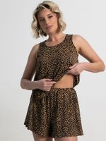 Костюм домашний с шортами Мила (лео) К15223-1М LT Collection