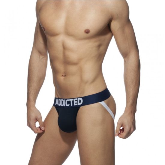 Мужские трусы джоки темно-синие Addicted AD4011-16