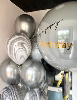 Набор воздушных шаров хром №963