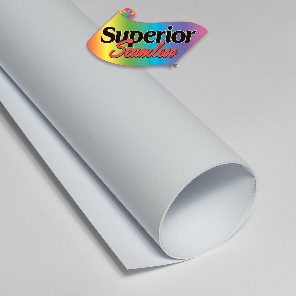 Фон пластиковый Superior Super White Matt 1309 1x1,3м матовый белый