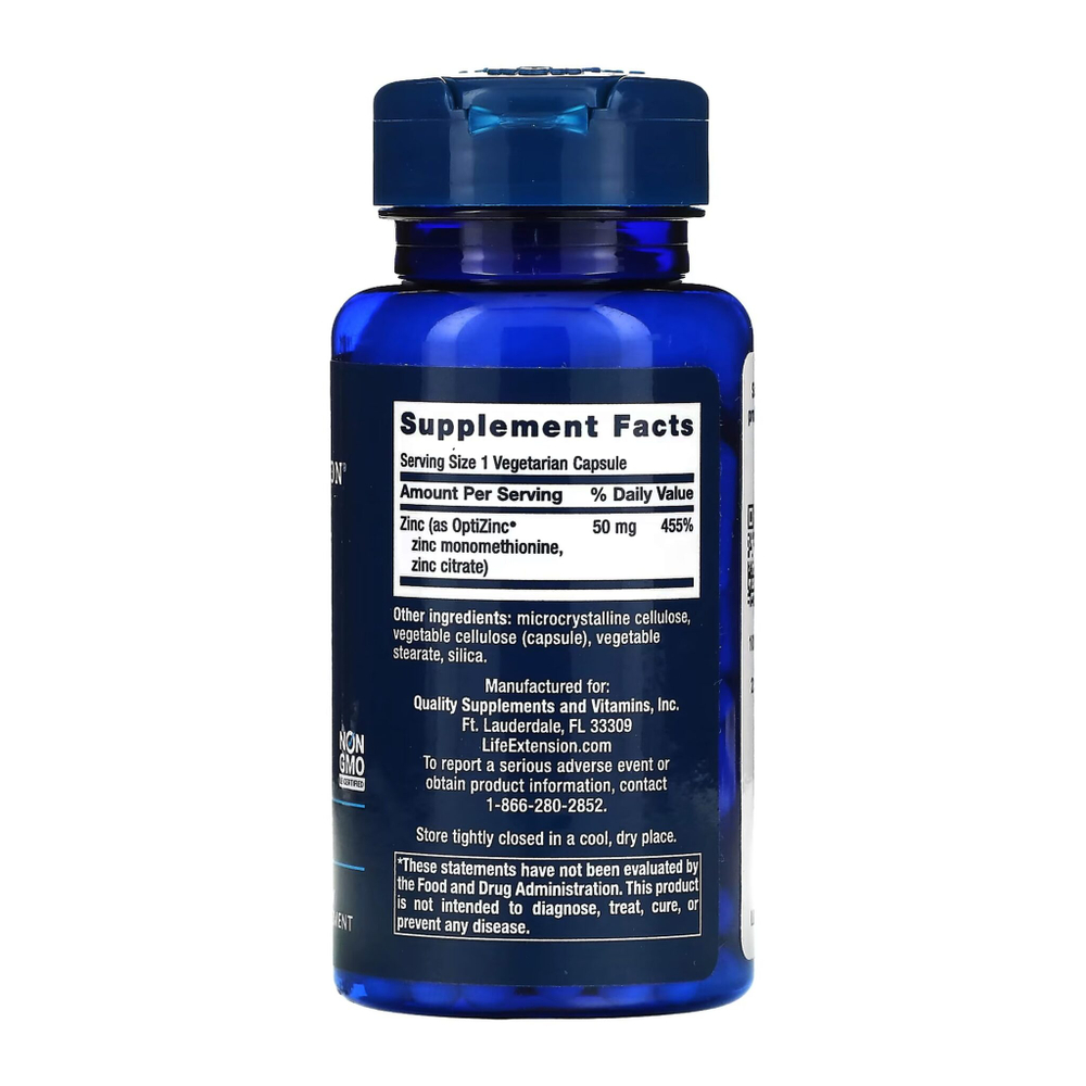Life Extension - Zinc Caps 90 capsules