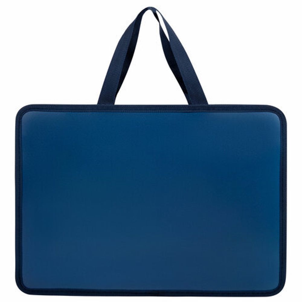 Папка на молнии с ручками ЮНЛАНДИЯ А4, 1 отделение, пластик, 80 мм, "Beware", 272156