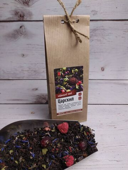 Чай черный Альпийский глинтвейн в герметичном дой-пак, 200 гр