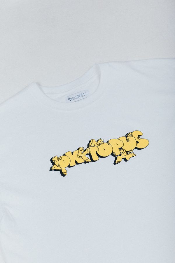 Футболка LOGO Белая  Oktopus - фото 2