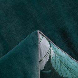 Комплект постельного белья на резинке с одеялом Велюрия Люкс «Изумрудный сад»