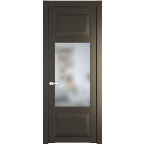 Межкомнатная дверь эмаль Profil Doors 1.3.3PD перламутр бронза стекло матовое