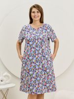 Халат Рейна Виотекс СЕРО-ГОЛУБОЙ