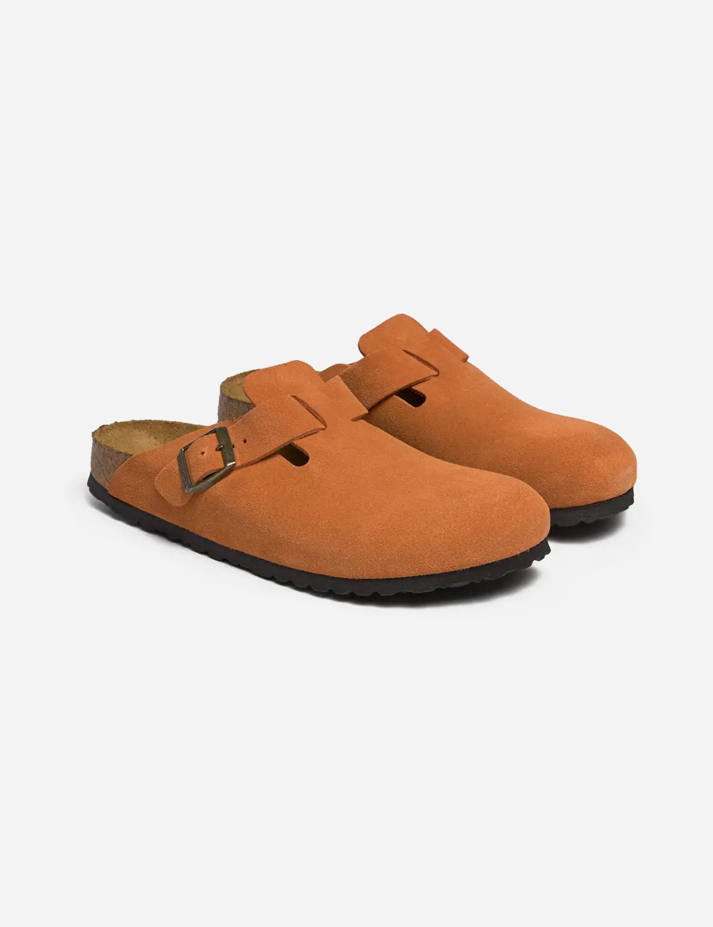 Birkenstock Boston Clogs "Dark Rust"