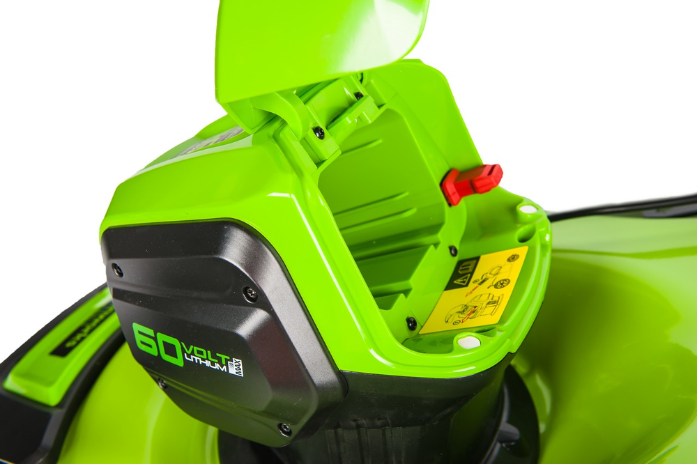 Газонокосилка Greenworks GD60LM46HP 60V (46 см) бесщеточная аккумуляторная -  АКБ 4 А/Ч зарядка G60UC / 60V 2А