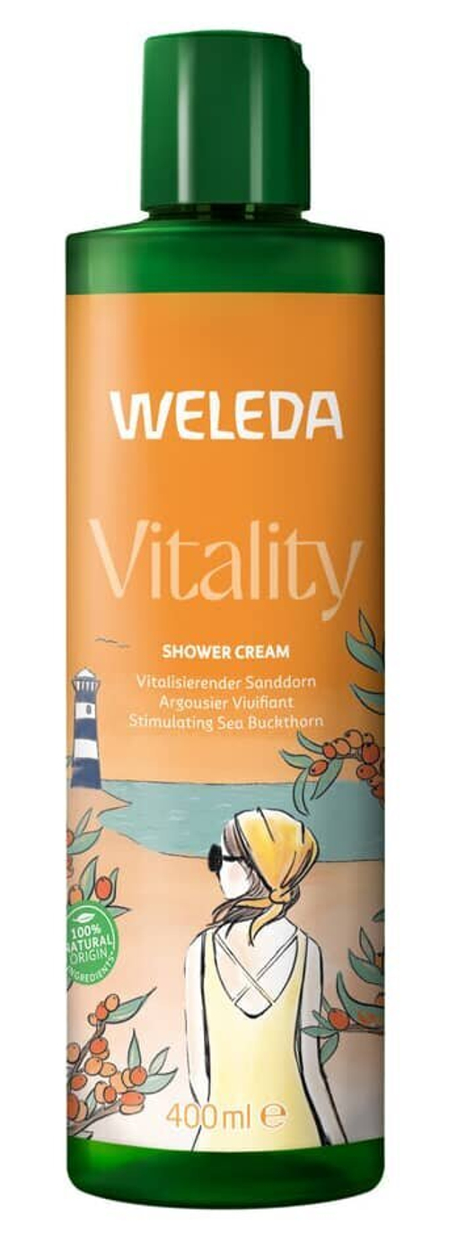 Облепиховый тонизирующий крем-гель для душа 400мл Weleda, 400 мл