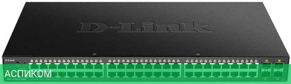 Коммутатор D-Link DGS-1250-52XMP/A1A