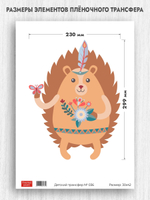 Трансфер для декупажа переводной рисунок для поверхностей детский 036