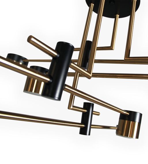 Потолочная светодиодная люстра Kink Light Милли 07653-8