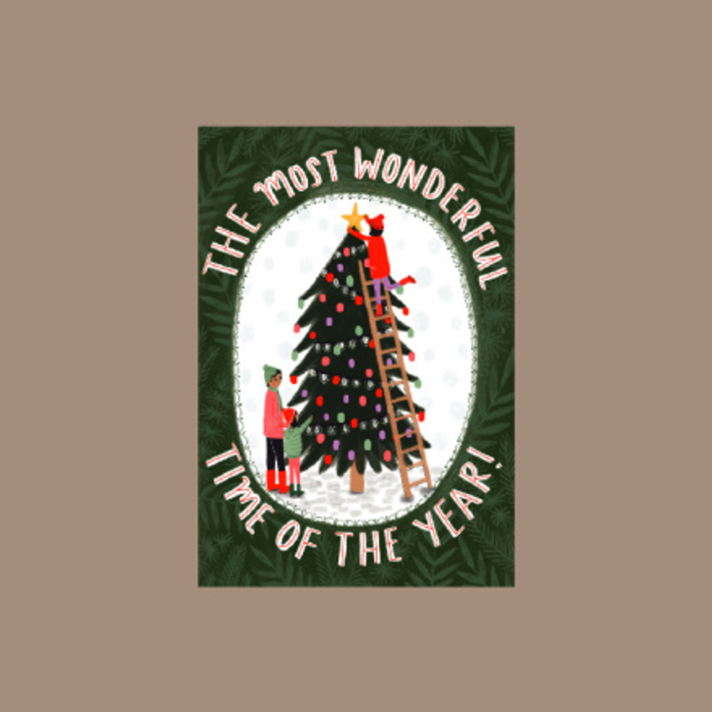 Открытка The most wonderful time