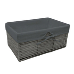 Корзина стеллажная "Paper", Д390 Ш260 В180, серый