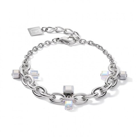 Браслет Coeur de Lion Crystal-Silver 5063/30-1817 цвет прозрачный, серебряный