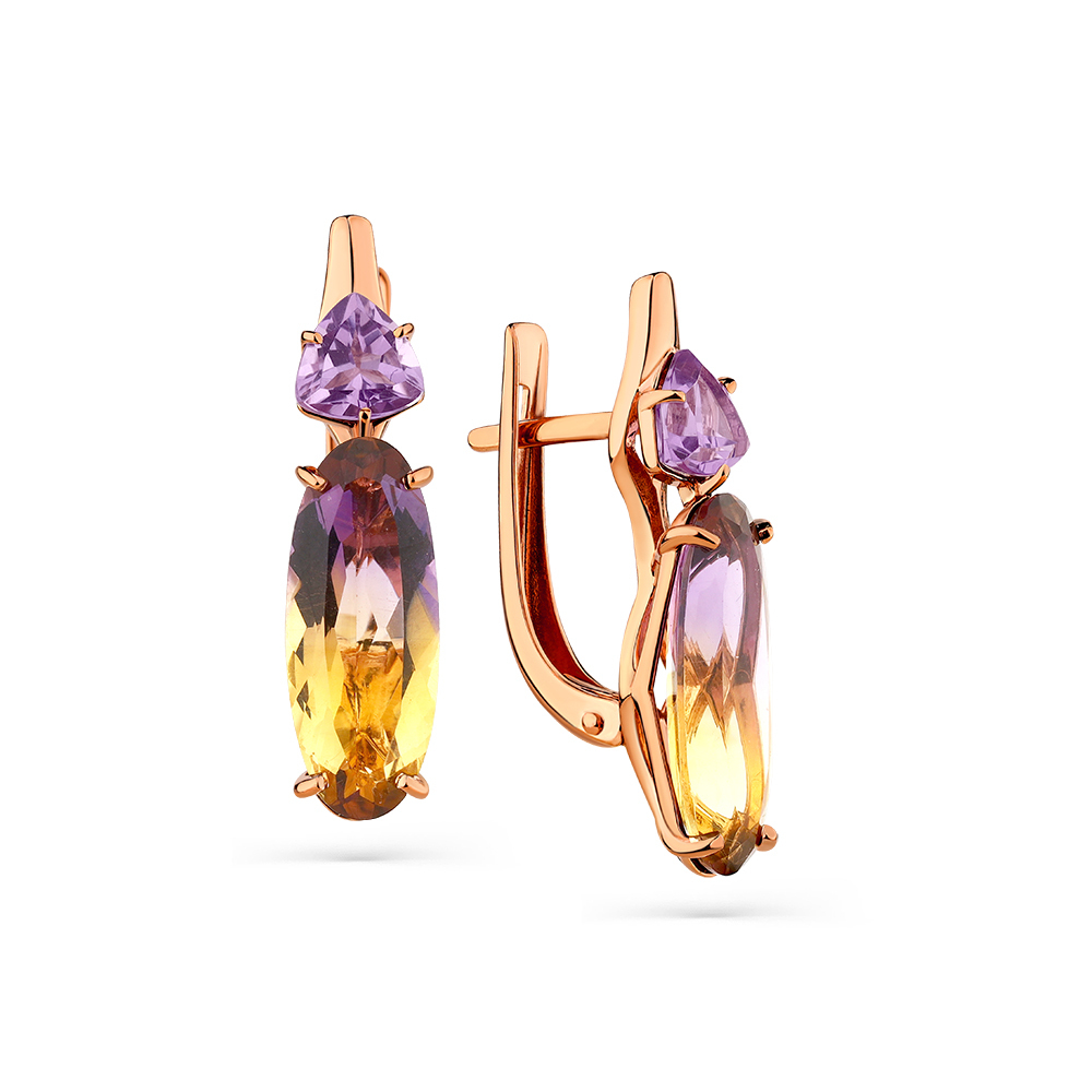 Серьги из золота 585 пробы