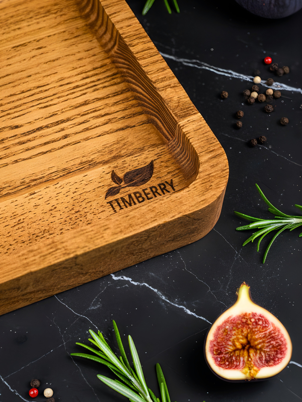 Поднос деревянный прямоугольный 30х20 см