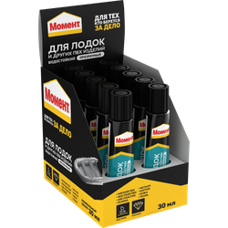 Клей Момент 1940943 для лодок и ПВХ-изделий 30 мл. ШБ | Клеи бытовые и универсальные