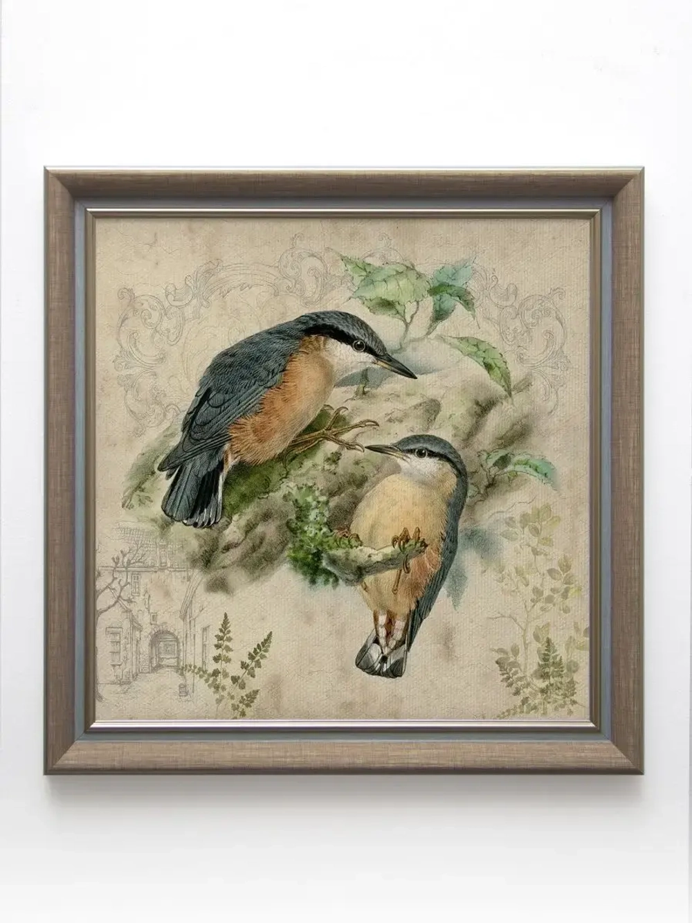 Картина на стену интерьерная на холсте 35*35 см