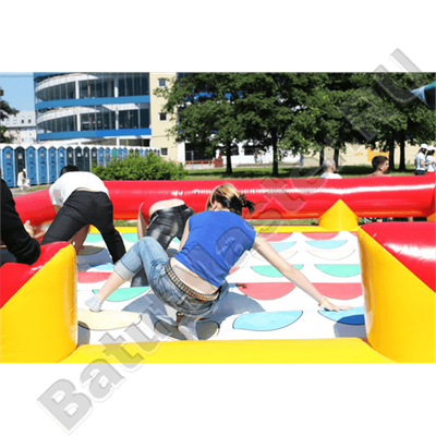 Интерактивная надувная игра "Твистер" 4*4*0.5 м, с постоянной подкачкой