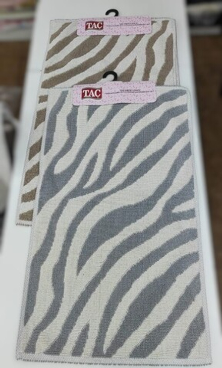 Набор ковриков ТАЧ (хлопок 100%) "ZEBRA" 60*100 см + 50*60 см (цвета в ассортименте)