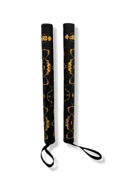 Палки тренерские черно-золотые Sam's Fitness