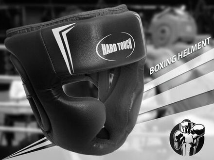 Шлем боксёрский закрытый black M