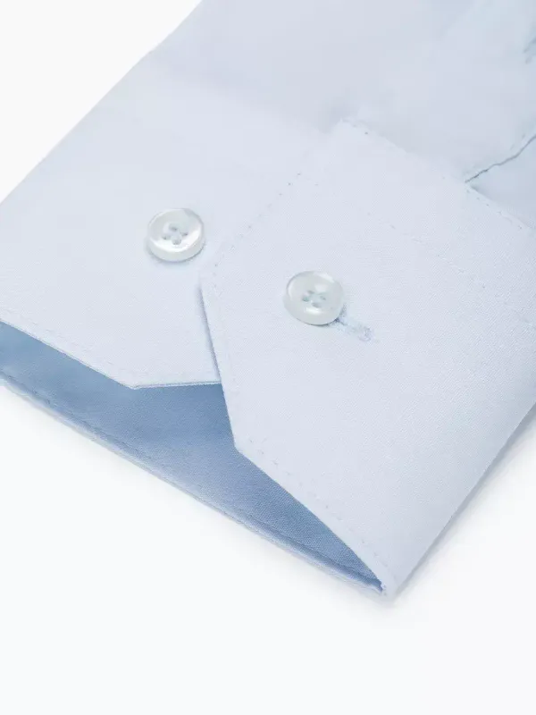 Рубашка приталенная с вытачками на спине SUPER SLIM FIT, светло-голубая