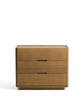 Комод Arelida из дуба со светло-коричневой отделкой, 100 x 80 см