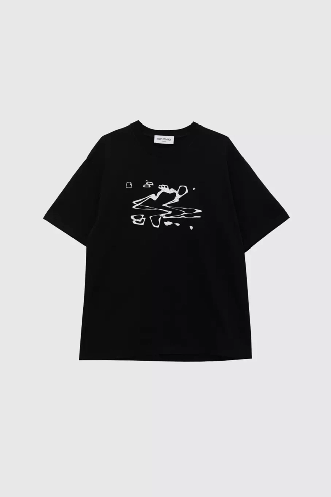 Футболка (S-WHITE) Black